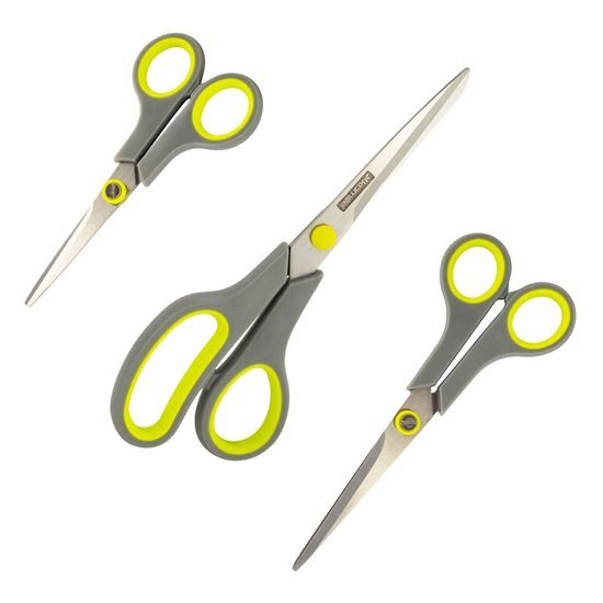 Набор ножниц универсальных 3 шт. Kamille КМ-5187 (14 см; 17 см; 21,5 см)