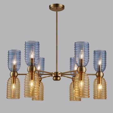 6511/12C MODERNI LN23 173  латунь Люстра потолочная E14 12*40W 220V MONROE