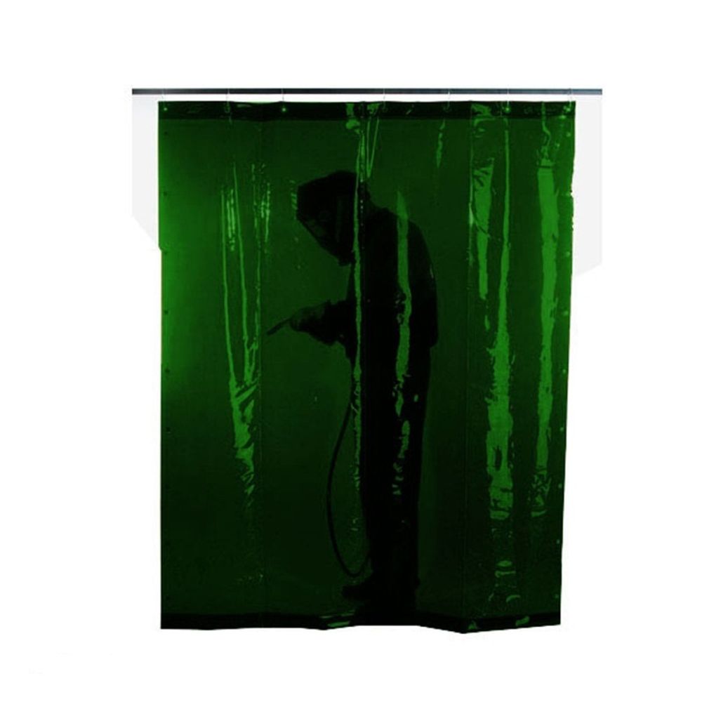 Сварочная занавеска зеленая, 1400x1800
