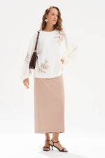 23604 Джемпер женский (молочный)