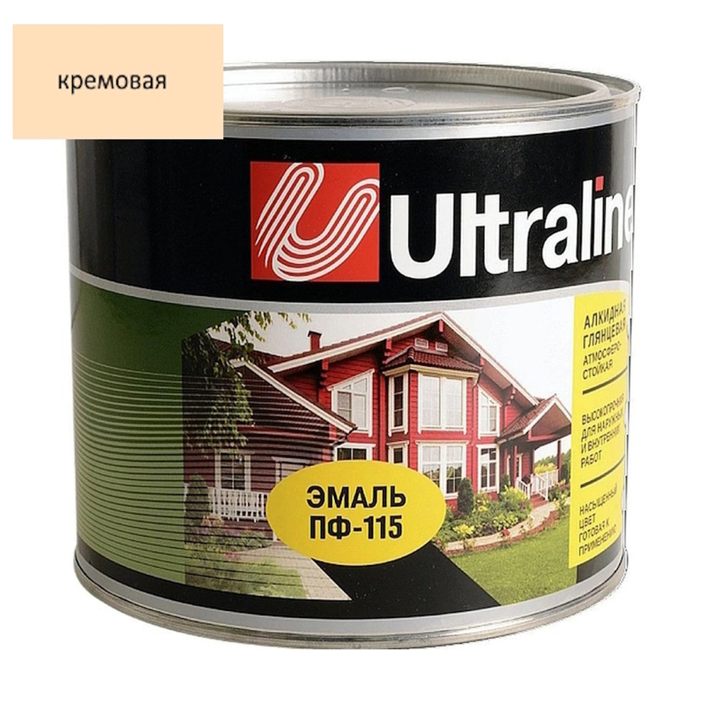 Эмаль ПФ-115 РАДУГА Ultra Lines  кремовая  2,6кг