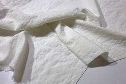 БЕЛЫЙ - Цветочный жаккард (ОЗ85 Елена) УЦЕНКА!