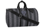 LOUIS VUITTON X Nigo Keepall Bandouliere 55 Monogram Stripes Eclipse