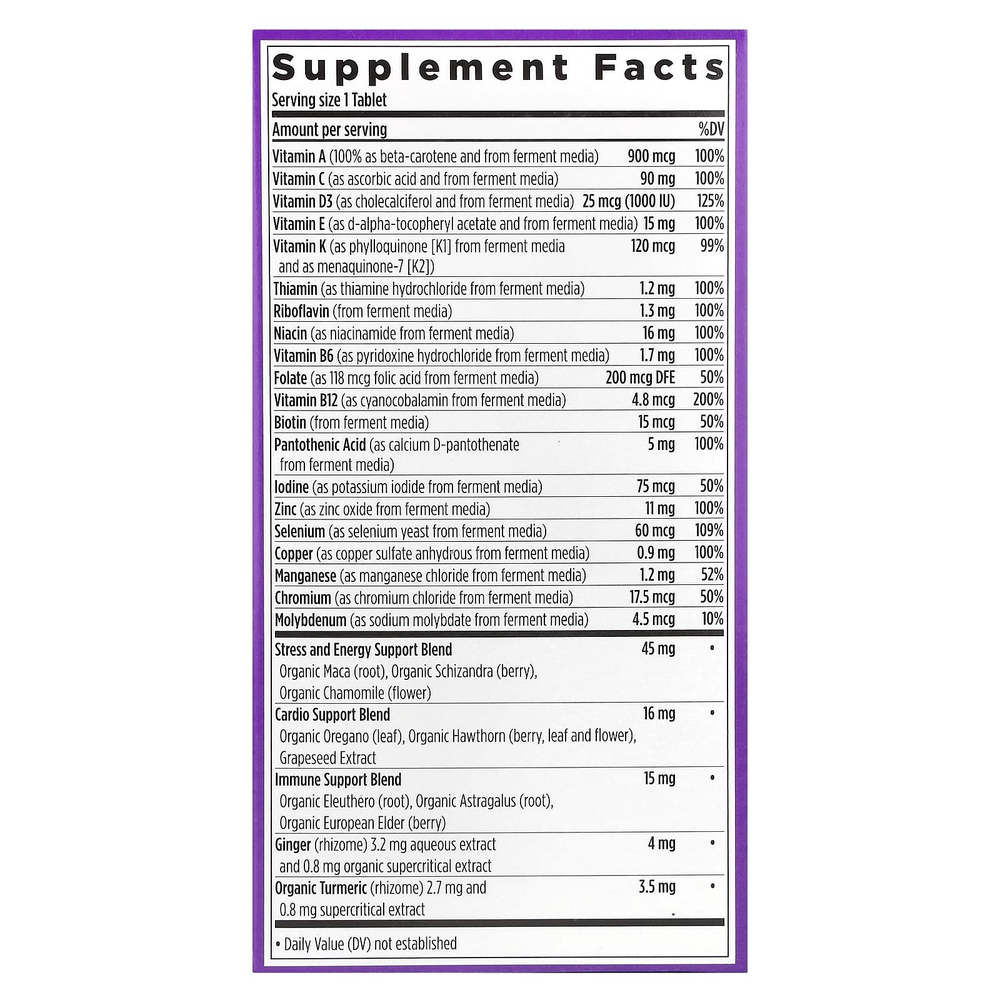 New Chapter, Мультивитамины для мужчин One Daily, 72 вегетарианские таблетки