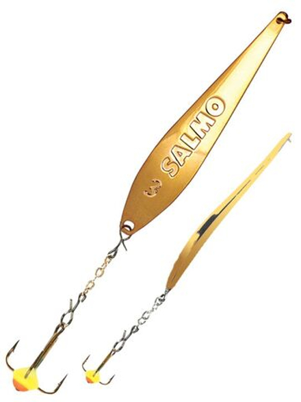 Блесна вертикальная зимняя Lucky John S-3-Z с цепочкой и тройником 07.0г G блистер