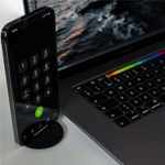 Складная подставка и держатель MOFT O / Крепится к MagSafe / Черный