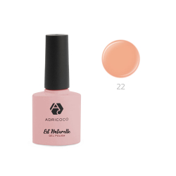Гель-лак ADRICOCO Est Naturelle (Allureсream) №22 камуфлирующий абрикосовый (8 мл.)