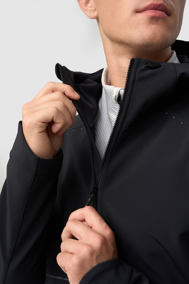 Зимняя беговая куртка GRI Темп 5.0 мужская чёрная