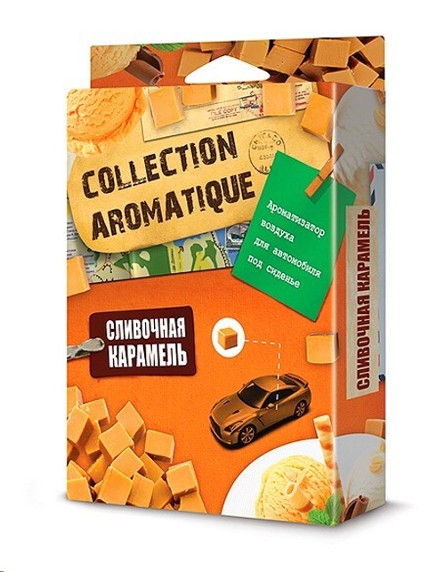 Ароматизатор под сиденье  COLLECTION AROMATIQUE  Сливочная карамель 200 мл (FOUETTE)