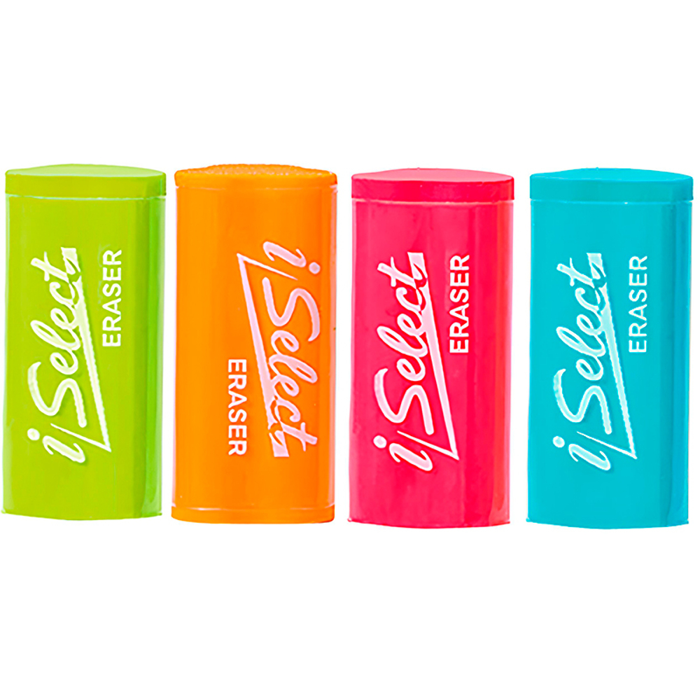 Ластик DELI " i Select", треугольный, ассорти (35х15х15 мм)