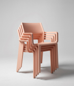 Кресло пластиковое Nardi Trill Armchair, розовый