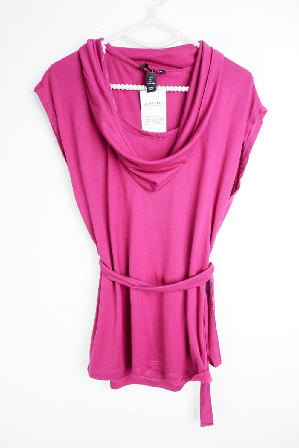 Блузка H&M ягодного цвета, маркировка S, визуально на 44 размер