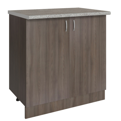 Стол разделочный 80 шимо/ясень темный, столешница гранит пёстрый