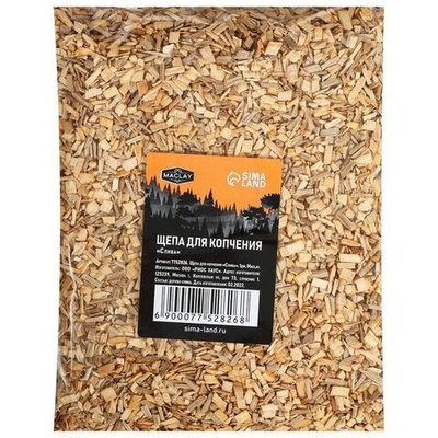 Щепа для копчения Maclay «Слива» - 210 гр. (Цвет: не задано)