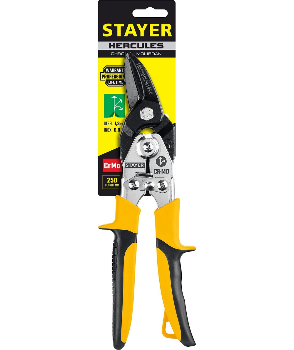 STAYER Hercules, 250 мм, правые ножницы по металлу, Professional (2321)