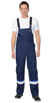 Полукомбинезон "Сириус-Бостон" (т.синий/василек/черный)