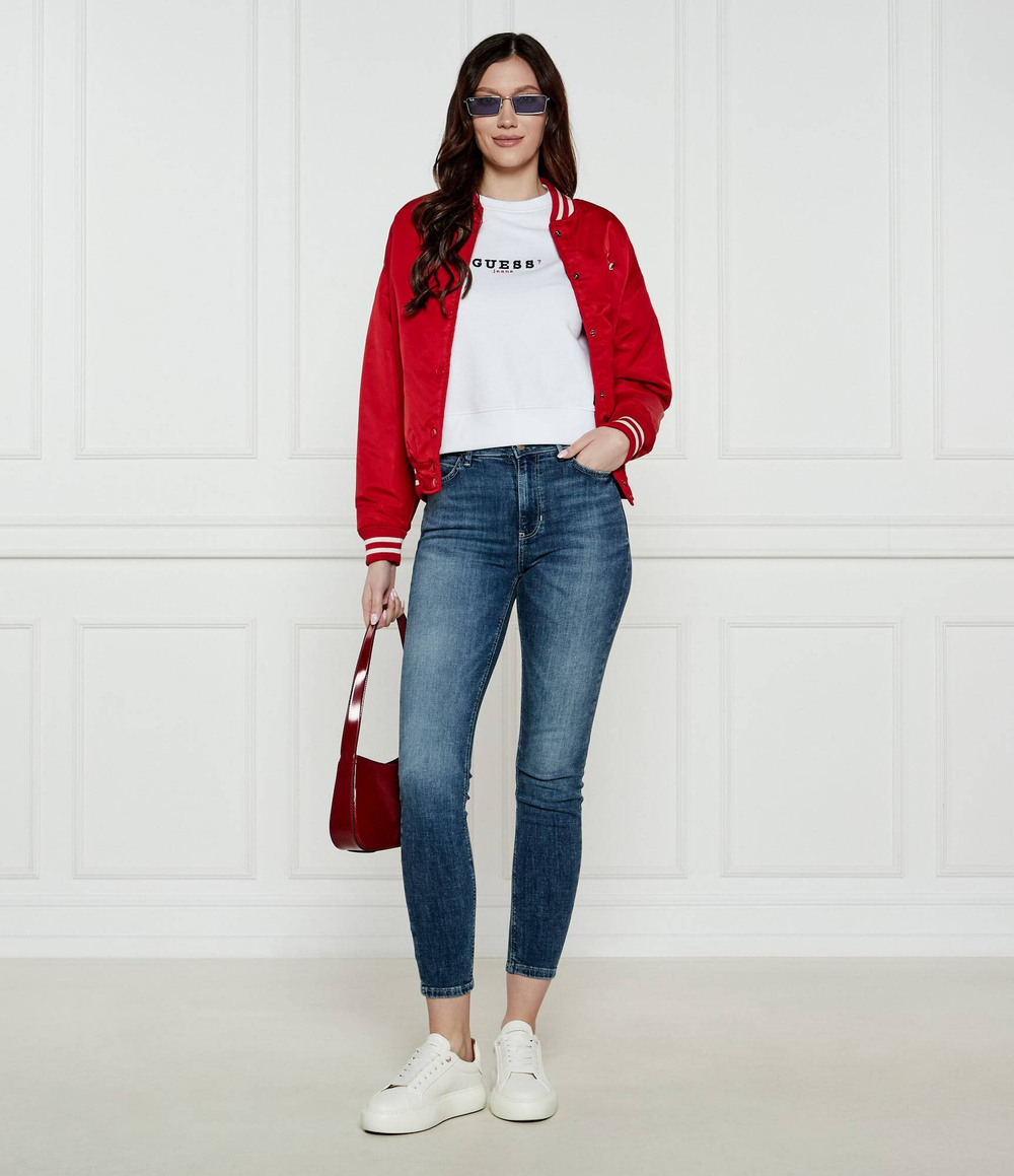 Джинсы 1981 года SKINNY GUESS - голубой(W5RA46 D5L72)