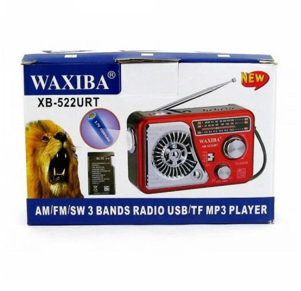 Радиоприемник с MP3 плеером +фонарь Waxiba XB-522URT