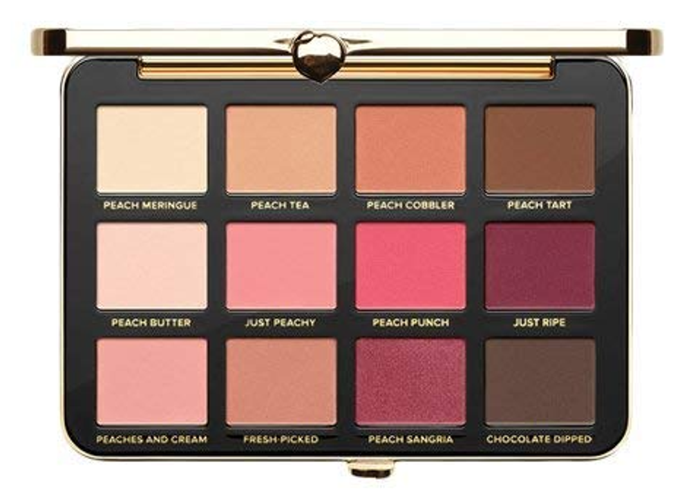 Too Faced Just Peachy Mattes Velvet Eyeshadow Palette палетка теней