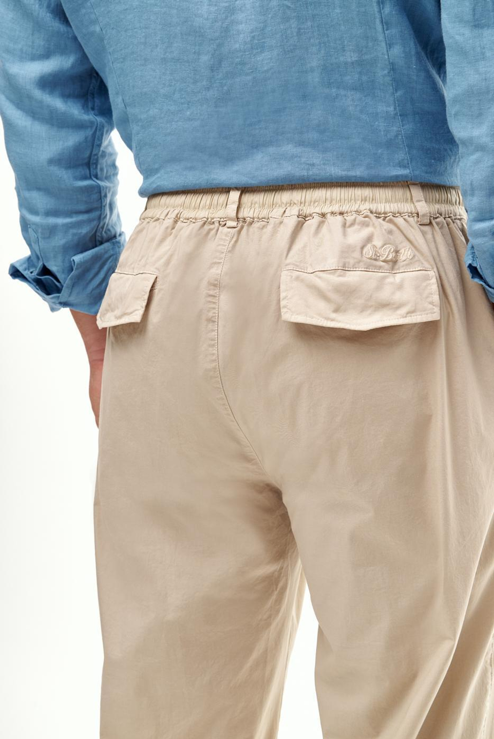 Брюки MC Saint Barth Calais бежевый