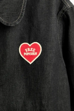 ZARA Х HARRY LAMBERT ДЖИНСОВАЯ КУРТКА, СИНИЙ