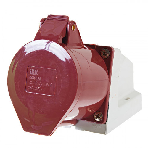 Розетка наруж.уст.32А 3Р+РЕ 380 В ССИ-124 ИЭК