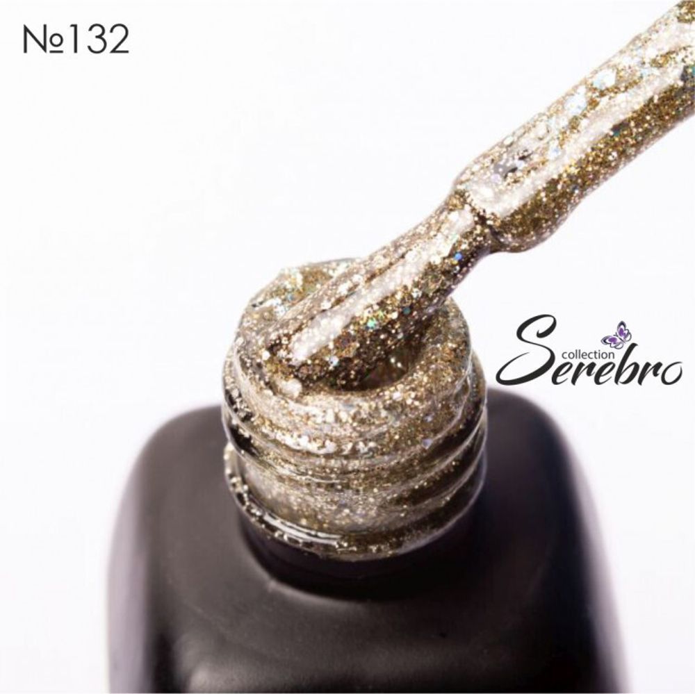 Гель-лак &quot;Serebro&quot; №132, 11 мл