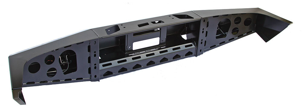 Бампер силовой передний Toyota Land Cruiser 80 с доп. фарами без защитной дуги РИФ