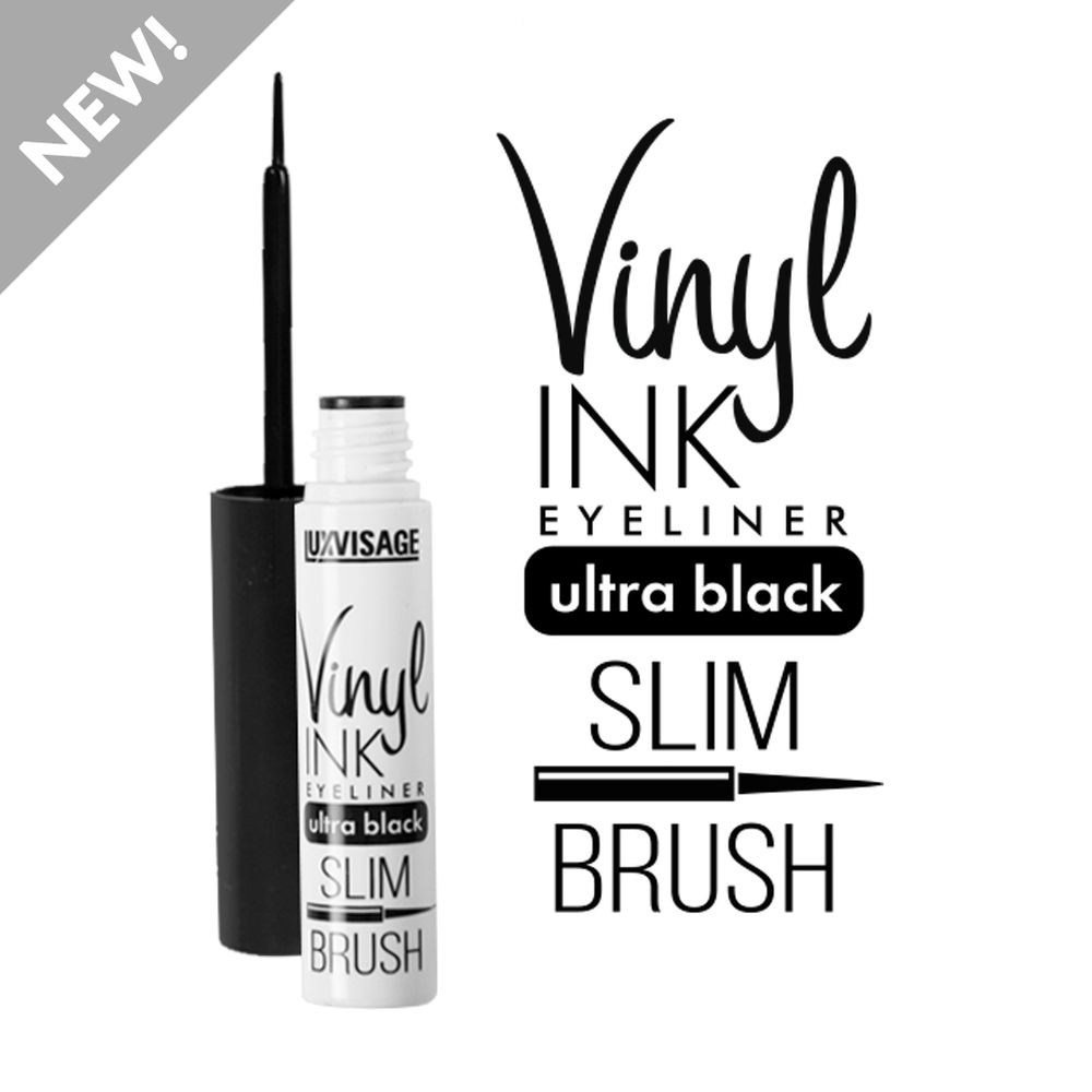 LuxVisage. Подводка для глаз «Vinyl INK Ultra Black»