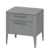 Тумба прикроватная Type 2 ящика ширина 50 см (серый)