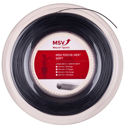 Струны теннисные MSV Focus Hex Soft (200 m) - black