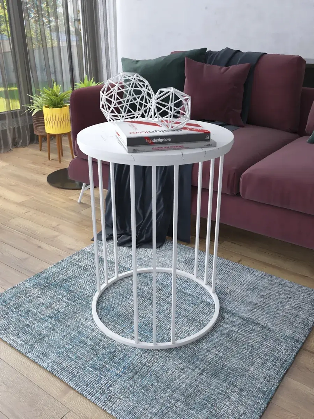 Журнальный стол Трио - БСБ - МДФ в ПВХ