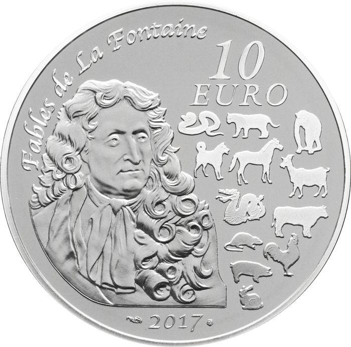 10 евро 2017 Франция «Китайский гороскоп - год петуха»