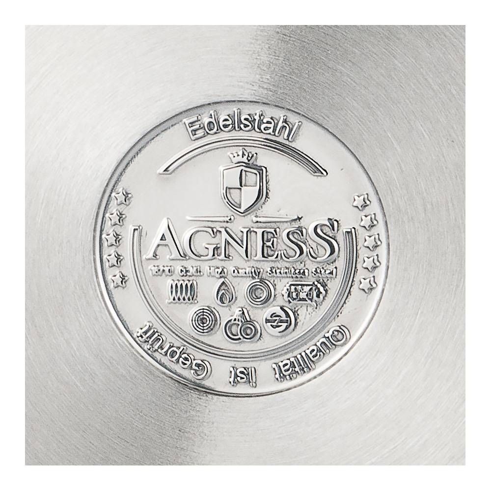 СОТЕЙНИК AGNESS PROFESSIONAL 30X10 7 Л.ВЫСОКОКАЧЕСТВЕННАЯ НЕРЖ СТАЛЬ 18/10 ИНДУКЦИОННОЕ ДНО