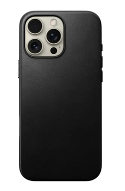 Накладка Nomad Traditional Leather Case With MagSafe для iPhone 16 Pro, Black (NM01391685)