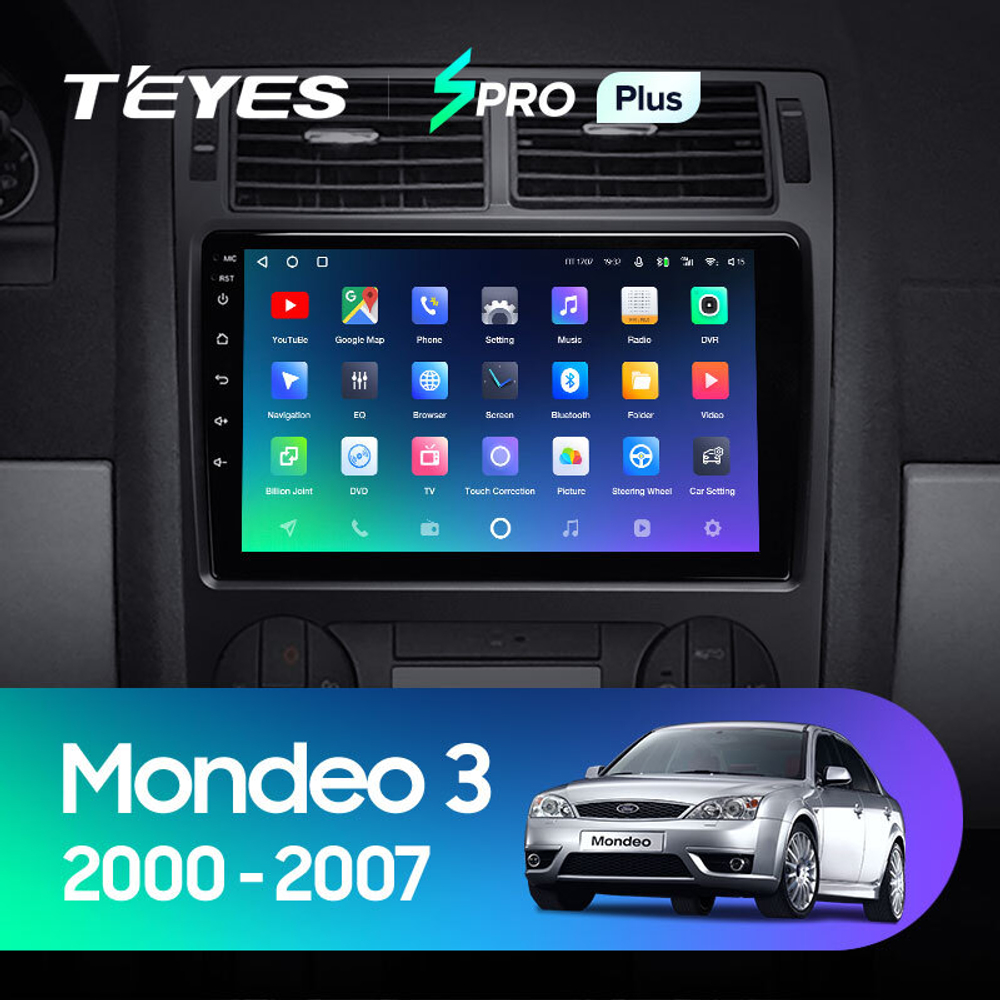 Teyes SPRO Plus 9"для Ford Mondeo 3 2000-2007