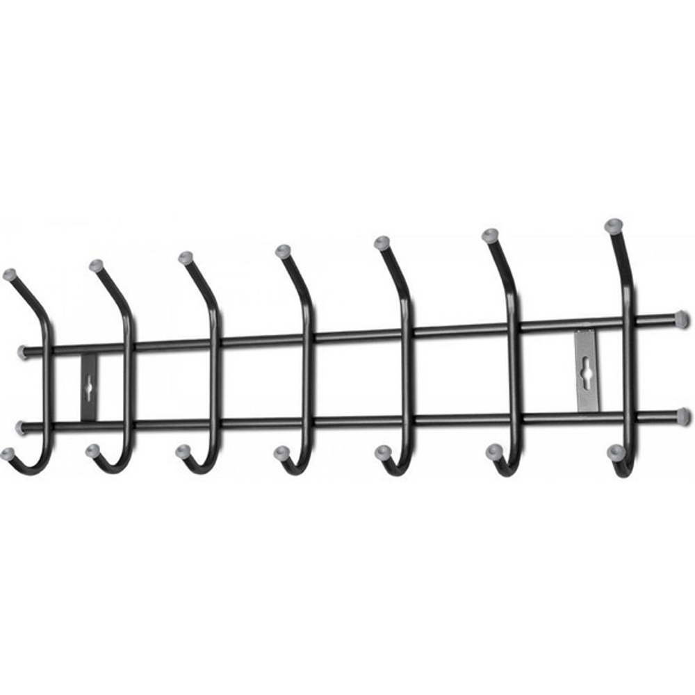 Вешалка настенная 68,5*21,5*8,5см черный ВНТ7/Ч