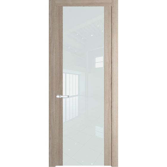 Межкомнатная дверь Profil Doors 1.7N дуб сонома стекло белый лак