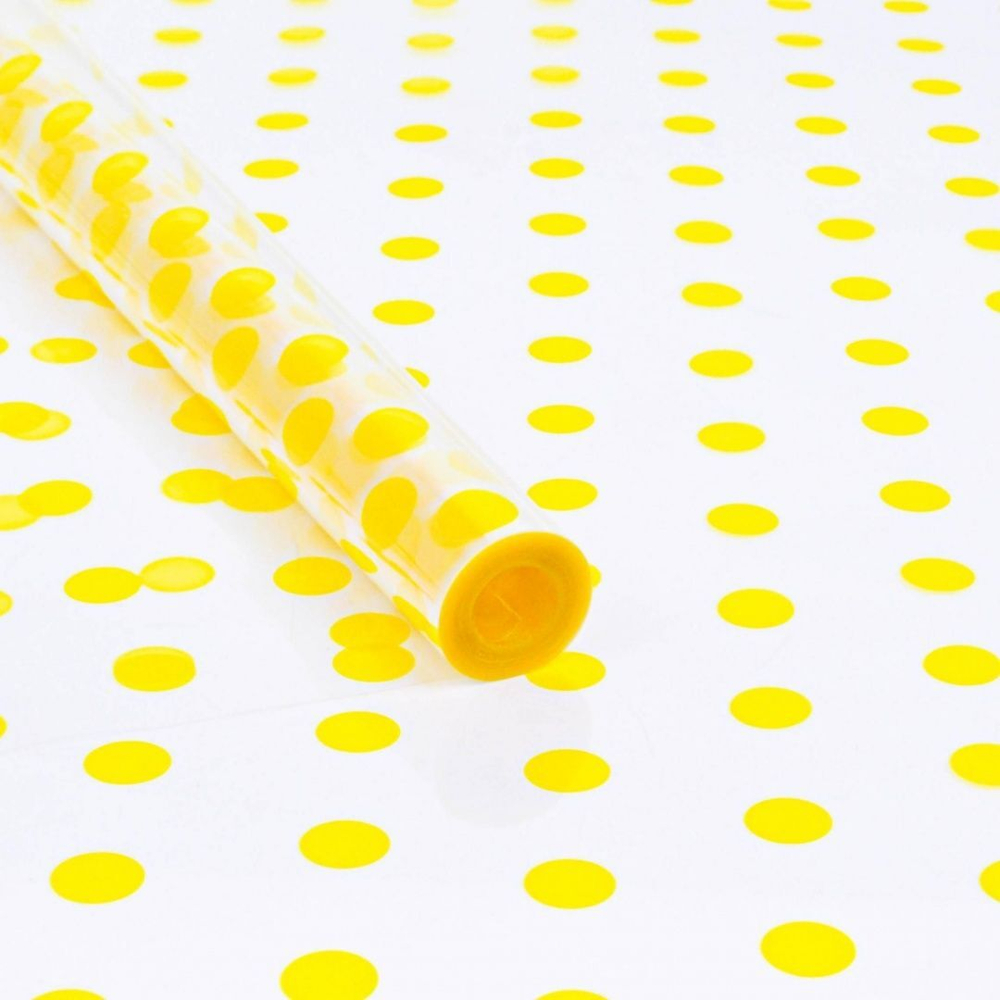 Пленка прозрачная "Горох" 70*200гр