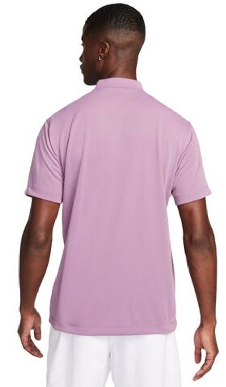 Теннисное поло Nike Court Dri-Fit Blade Solid Polo - violet dust/white