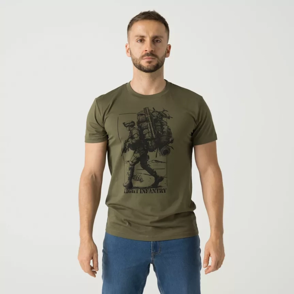 Футболка Helikon Light infantry - Olive Green