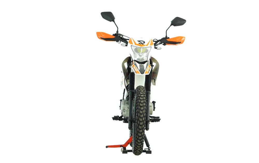 Мотоцикл эндуро ROCKOT ZR250 (белый/оранжевый, 21/18, ЭПТС)
