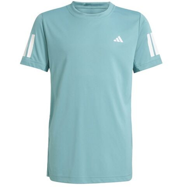 Футболка для мальчика теннисная Adidas Club Tennis 3-Stripes - powder teal