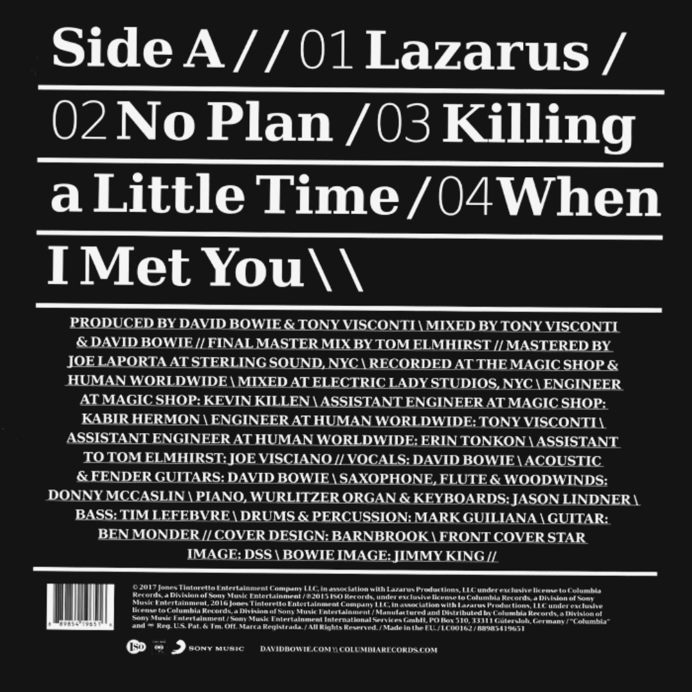 David Bowie / No Plan EP (12" Vinyl EP)