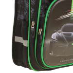 Рюкзак "Black car" 30*11*40см, 3 отделения, 2 кармана, ортопедическая спинка, с пеналом