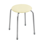 Табурет  Классика-2 арт.ТК02/СК (круглое сиденье), светло-бежевый