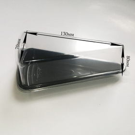 Пластиковый треугольный контейнер 13х7х8