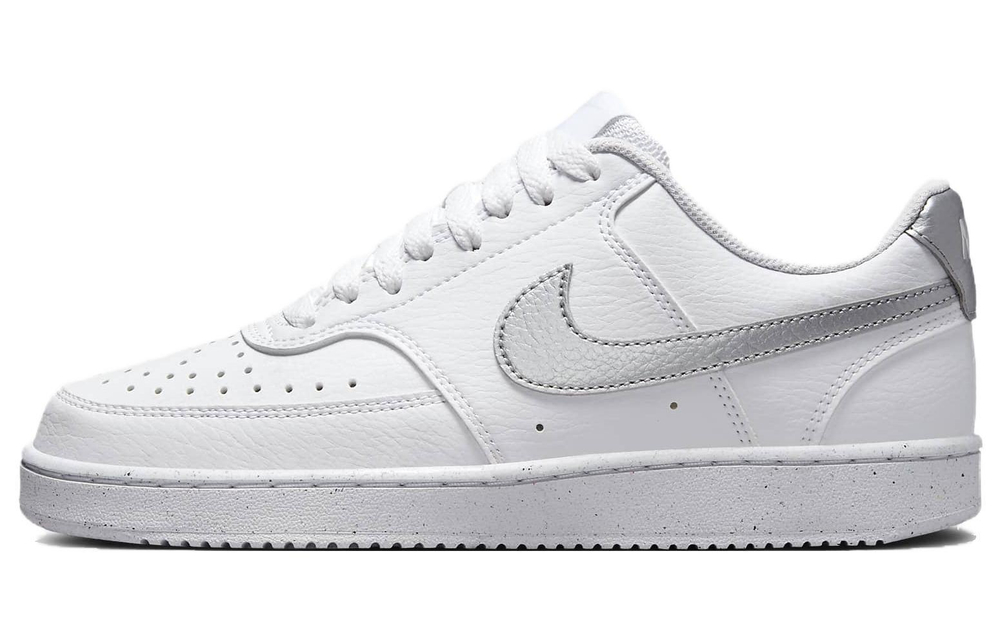 Женские кроссовки Nike Court Vision 1 Low Next Nature 'White Metallic Silver' DH3158-108