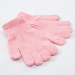 Перчатки "Однотонные", светло-розовый, р-р 16 (10-12 лет) 5133470 (MINAKU), 1 шт.