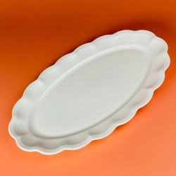 Lenardi 133-440 Овальное блюдо 35,5см ШАРМЕЛЬ в под.уп.(х24)Фарфор